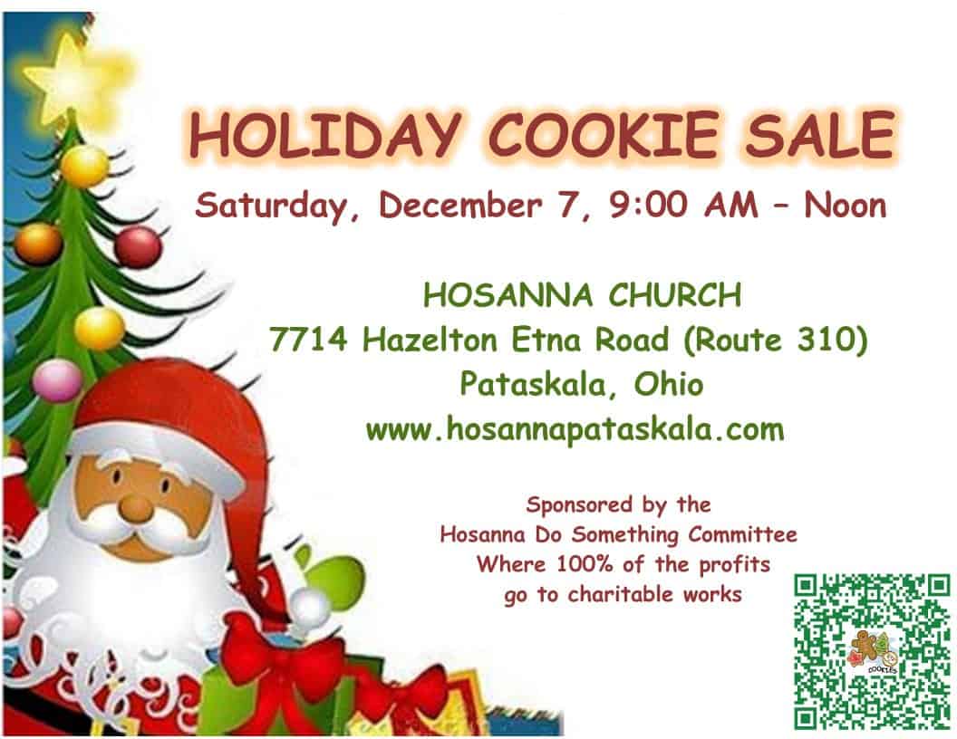 Holiday Cookie Sale – 12/7/2024