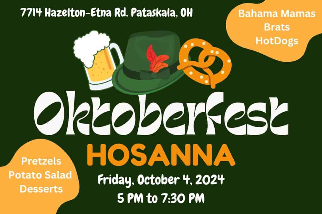 Oktoberfest at Hosanna – October 4, 2024