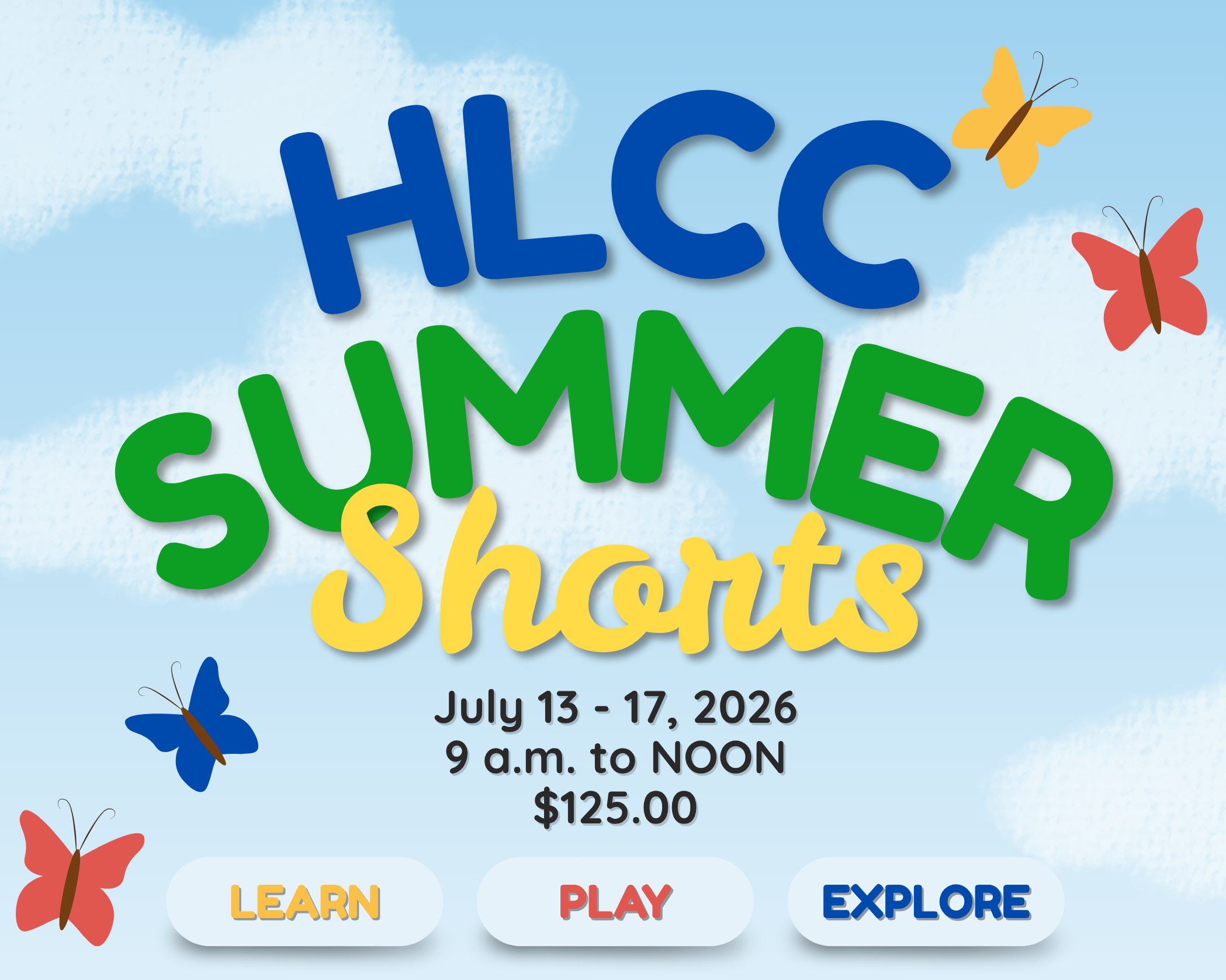 Summer Shorts Camp – 7/13-17, 2026